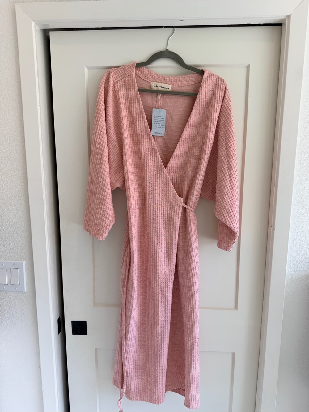 Mara Hoffman Pink Textured dress